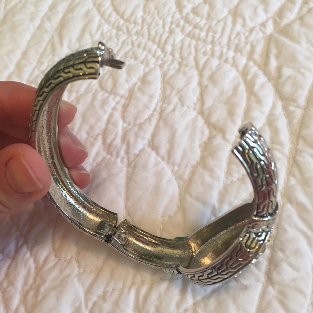 Silver hinge bracelet - Picture 5 of 5
